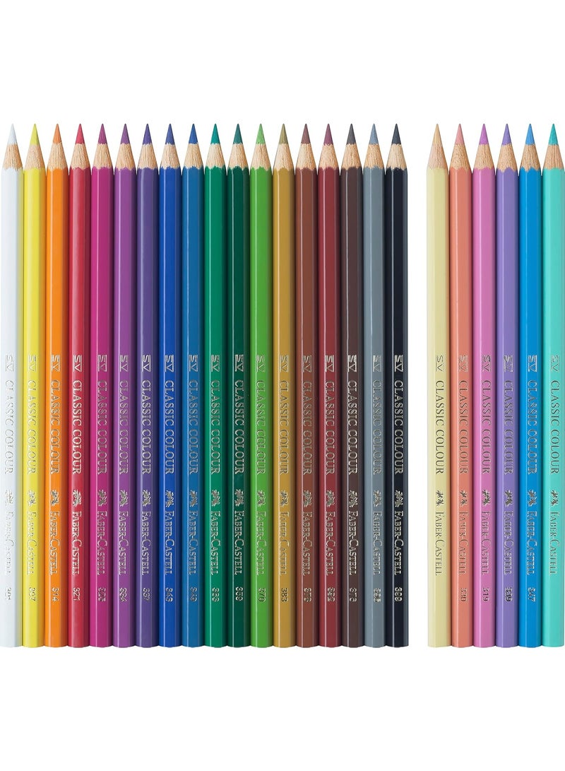 FABER-CASTELL Faber Castell-Special Edition Unicorn 18 Colour Pencils + 6 Pastel pencils Includes Unicorn Sticker - Image 2